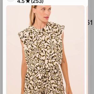 Misa Los Angeles Camouflage-Inspired Blouse